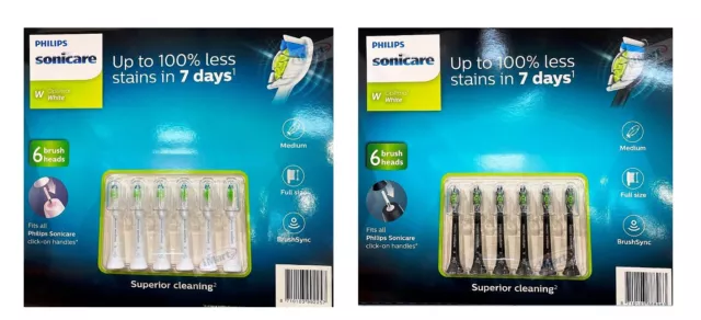 6 x Philips Sonicare Optimal Replacement Electric Toothbrush Heads Tooth Brush