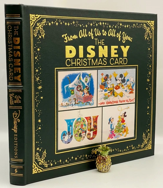 1st Easton Press WALT DISNEY CHRISTMAS CARD Collectors LTD Edition ILLUSTRATED!