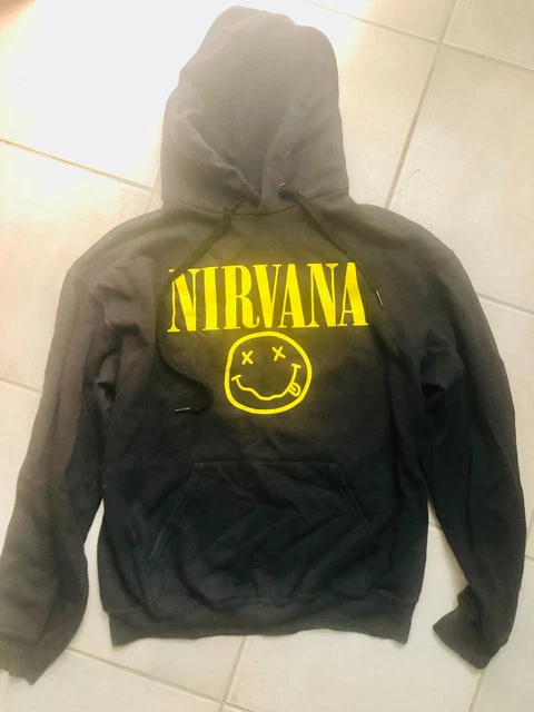 Felpa Con Cappuccio "NIRVANA" UNISEX taglia M
