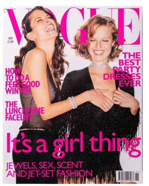 Uk Vogue November 1999: Frankie Rayder & Eva Herzigova By Terry Richardson