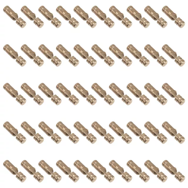 50 Pcs Mini-Scharniere Selbstschließende Kupferscharnier Holzkasten