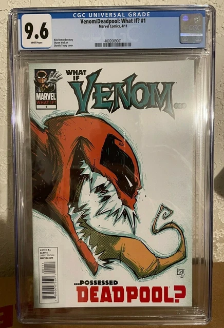 WHAT IF VENOM POSSESSED DEADPOOL #1 CGC 9.6 NM+ Marvel Comics 2011 Skottie Young