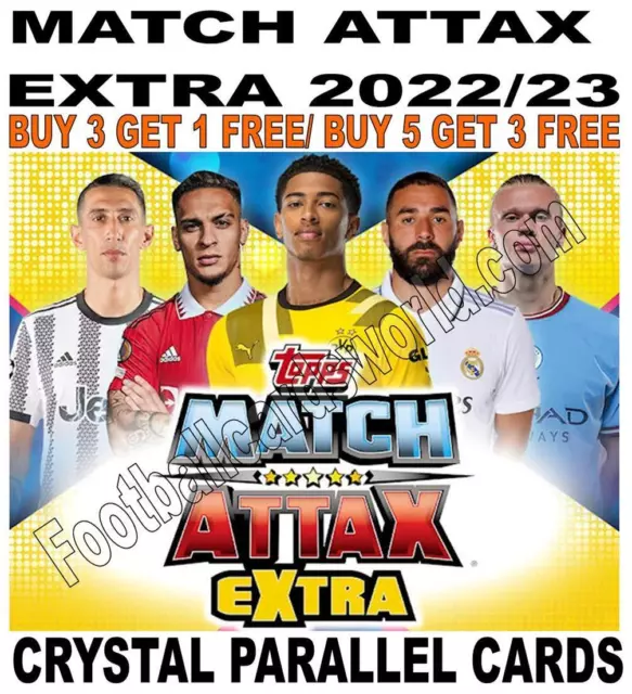 Match Attax Extra 2022/23 22/23 Champions League - Kristall Parallele Karten