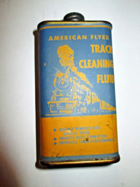 American Flyer Vintage Tin Track Cleaning Fluid Can M3011