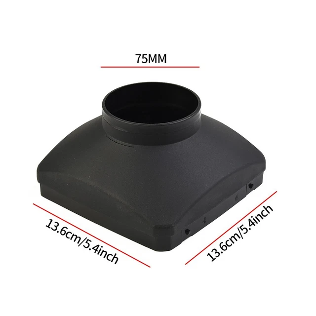Plastic Single Hole Outlet 75mm Cover For Air Diesel Parking HeaterTruck Heater