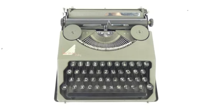 Maquina De Escribir Hermes Baby Año 1942 Typewriter Schreibmaschine Ecrire 3