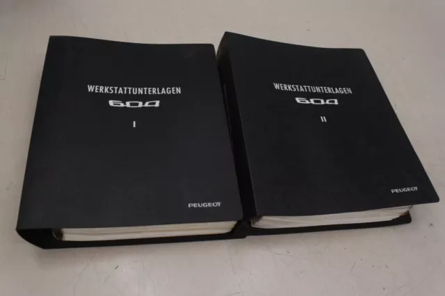 2x PEUGEOT 604.1 & 604.2  604 Werkstatthandbuch  2172-HD