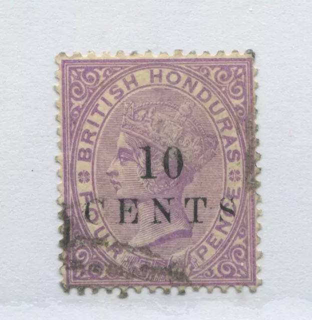 British Honduras QV 1888 10 CENTS on 4d used