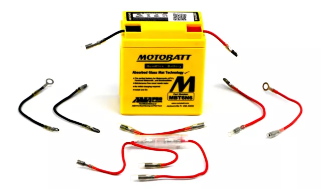 Motobatt Battery For Honda CG 125 K1 1980 (0125 CC)