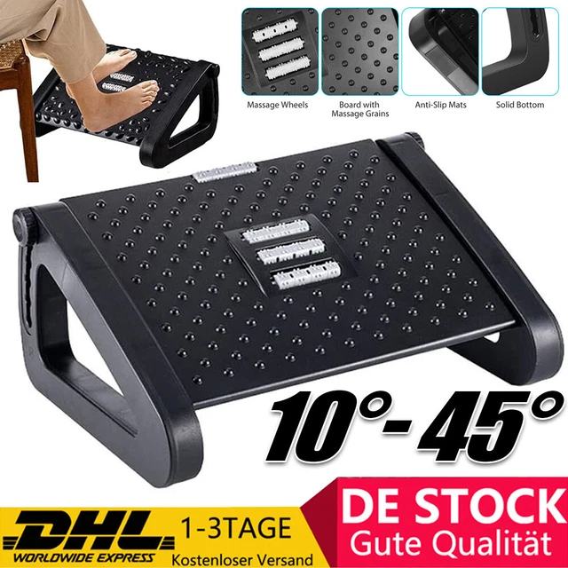 Ergonomisch Fußstütze schreibtisch Fußablage Fuß Stütze Relax Büro Neigung Neu