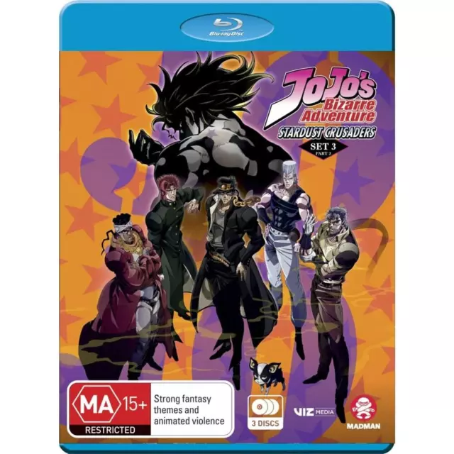 Jojo `S Bizarre Adventure 3ª Season 5 Blu-Ray New Sealed (Sleeveless Open)  R2