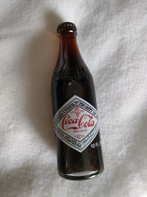 Vintage 1977  Bottiglia Coca Cola Anniversario 50 Anni  Da Collezione