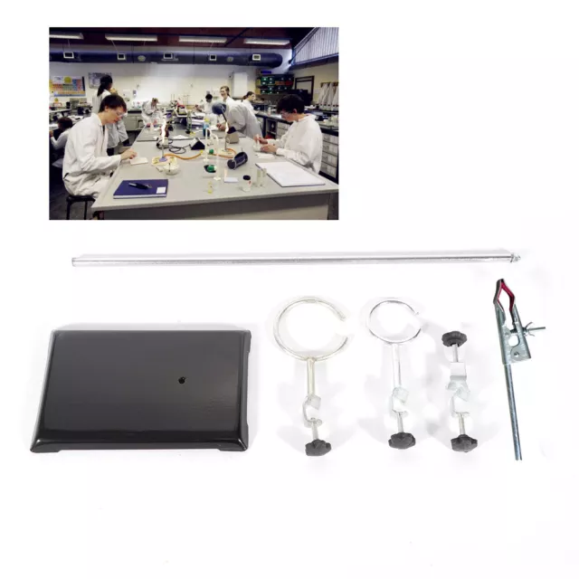 Laboratory Stand&Clamp Flask Retort Fixing Kit Physics/Chemistry Experiment Tool