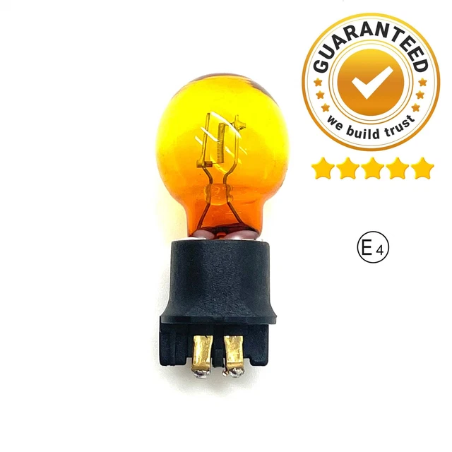 Philips 12174NAHTRC1 PWY24W Halogen Indicator Bulb – 12V 24W Amber (Single)