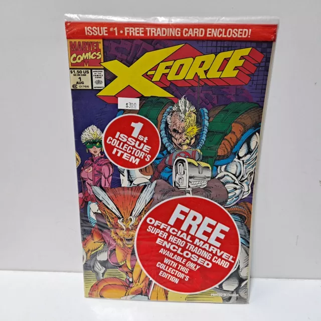 X-Force #1 Marvel Comics Sealed w/Cable Card VF/NM