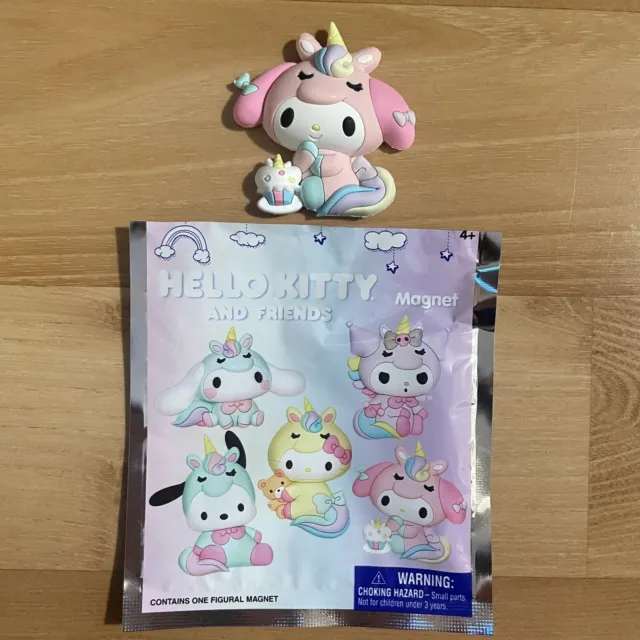 Sanrio My Melody Unicorn Magnet Hello Kitty & Friends Blind Bag Vinyl Figural