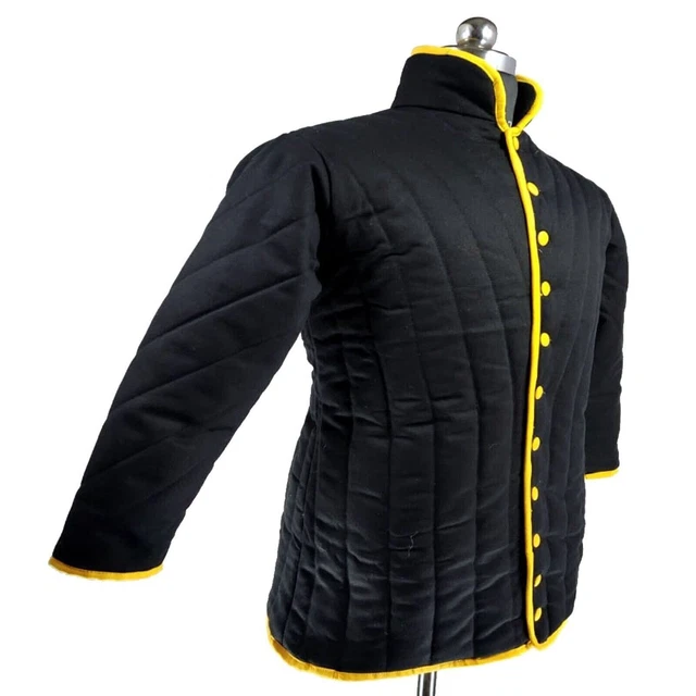 Armatura trapuntata medievale vichinga imbottita Gambeson Costume... 2
