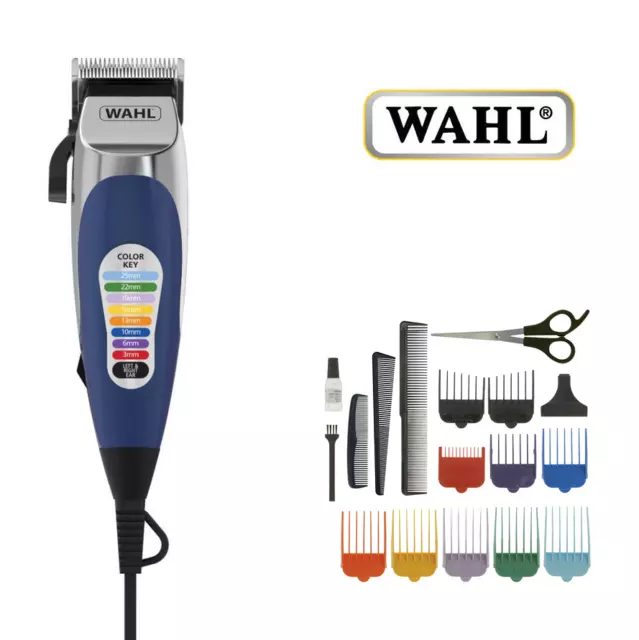 WAHL Hair Clippers Mens Color Pro Electric Corded Haircut Trimmer Clipper Shaver