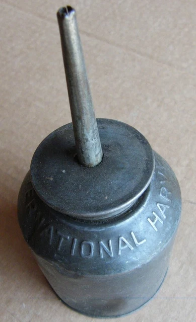 vintage international harvester oil can