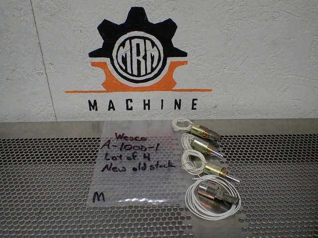 WESCO A-1000-1 Solenoids New No Box (Lot of 4) See All Pictures