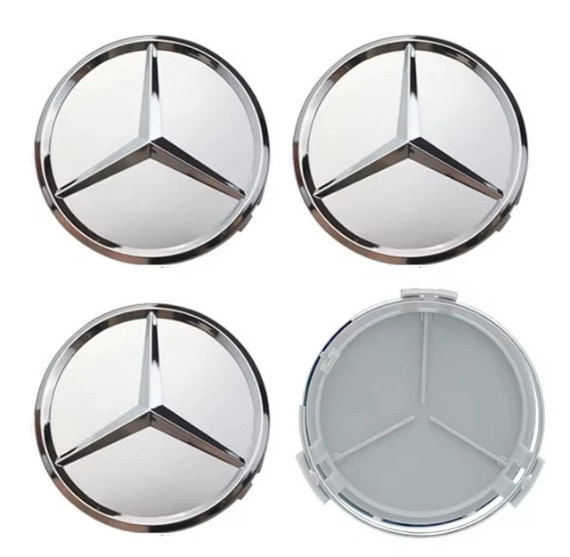 Juxinchang - 4pcs Logo 75MM Rouge Origine Haute Centre De Roue Jante Cache Moyeu Emblème Pour Mercedes Benz - Auto - Foto 8