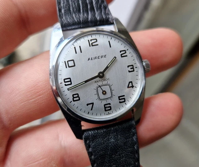 Montre Vintage Automatique Aurore Swiss Made - Pièce Rétro Suisse Pour Femme - État Occasion