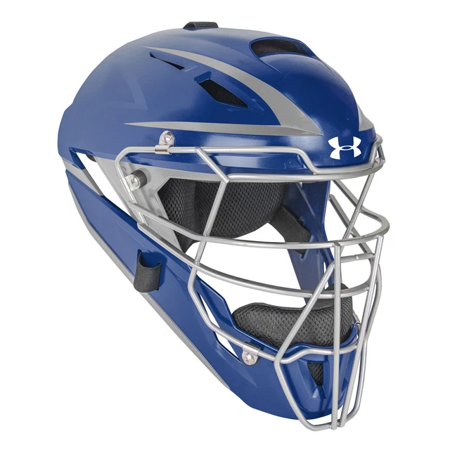 Under Armour Converge 2-Tone Youth Baseball/Softball Catcher's Helmet - Navy