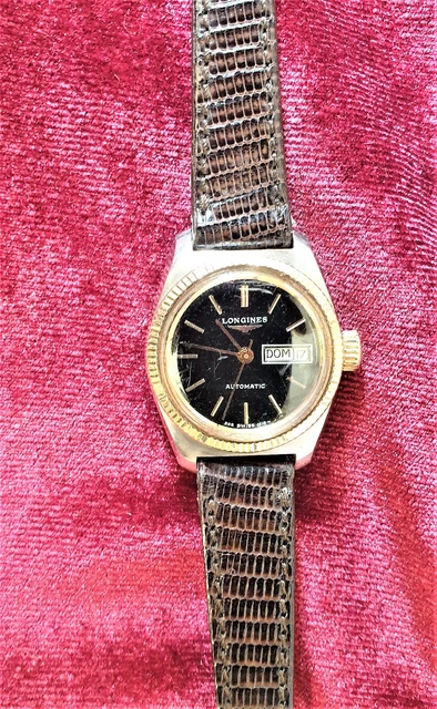 LONGINES OROLOGIO LADY Acciaio e Oro Anni 80 Automatico Ref. 1615 Cassa