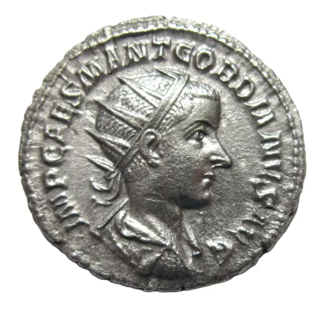 Silver Antoninianus. Gordian Iii, 238-244 Ad. Antioch, C. 239 Ad. Very Rare Type
