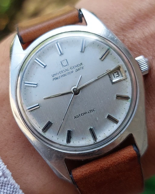 UNIVERSAL GENÈVE POLEROUTER Date 869115/05 Microrotor Cal 1-69