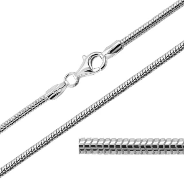 925 Sterling Silver Chain Necklace CURB BALL BELCHER ROPE TRACE All Sizes