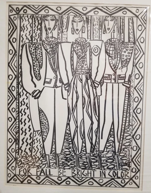 Original Charcoal Drawing By Joel Resnicoff Used For Koos Van Den Akker Poster