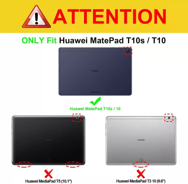 360°Schutzhülle +Folie Huawei MatePad T10 /T10s /Enjoy Tablet 2 Case Tasche 2