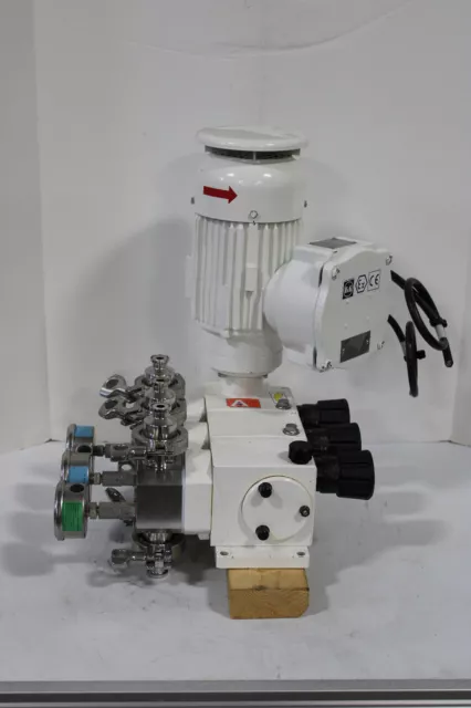 3/4" Lewa Ecodos Eec0000-13 Diaphragm Metering Pump With Atb Motor