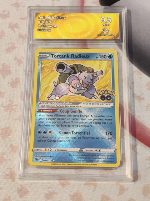 CARTE POKEMON GRAD E Carte Tortank Radieux 018 078 Pok mon Go PCA 9 5 carte-pokemon-grad-e-carte-tortank-radieux-018-078-pok-mon-go-pca-9-5