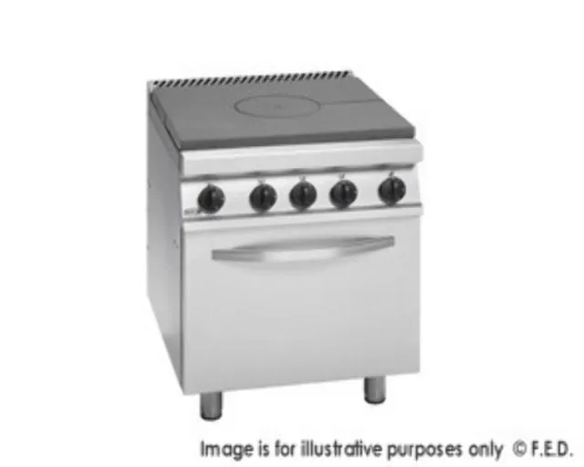 Fagor 700 series natural gas cast iron solid top with gas oven CG7-11