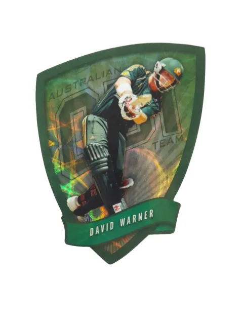 David Warner ODI Team Rookie RC Die Cut Card 2009-10 Select Cricket Australia