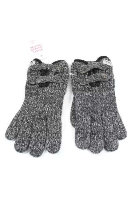 ROECKL Gants en tricot Dames T 7.5 gris clair style décontracté