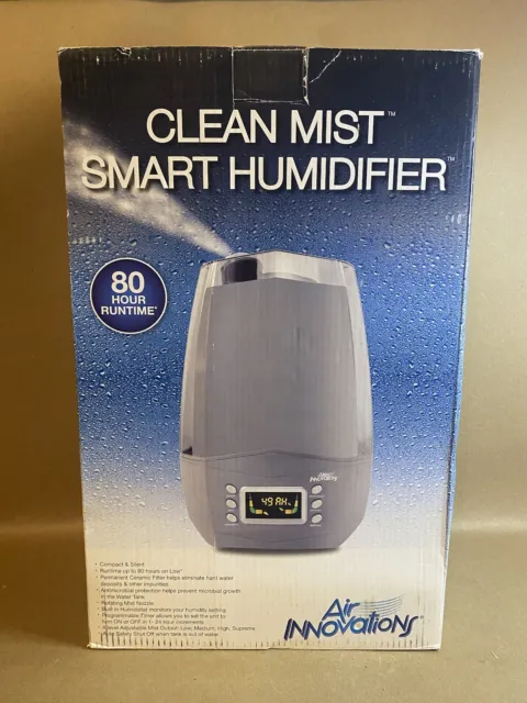 Air Innovations MH-512 Ultrasonic Cool Mist Humidifier 80hr. 400 sq. ft. 1.5 Gal