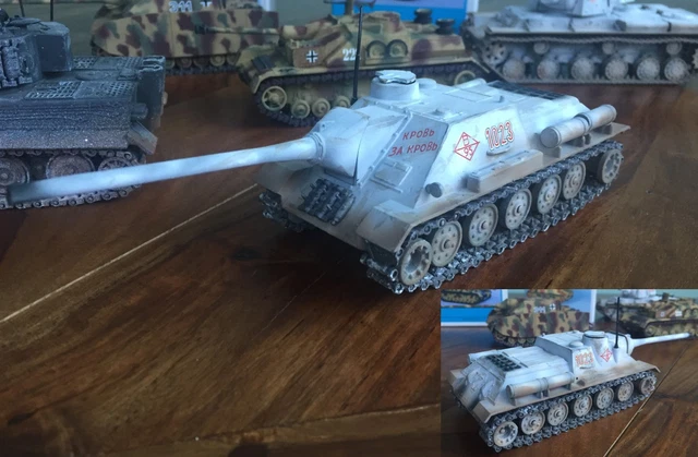 Solido 1/50 Char SU 100 Russe Blanc – Armée Miniature Collection – Réf 208