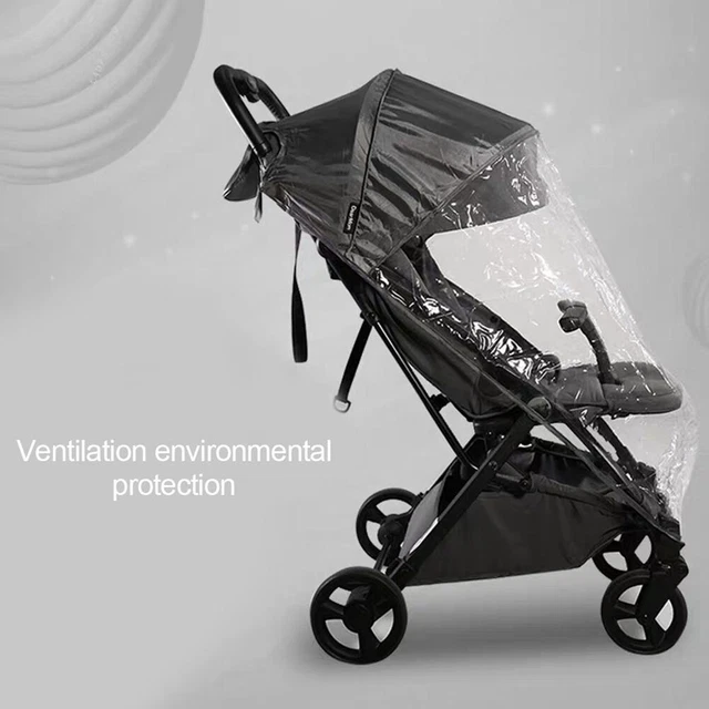 Universal Stroller Rain Cover EVA Clear Baby Pram Rain Cover Rainproof