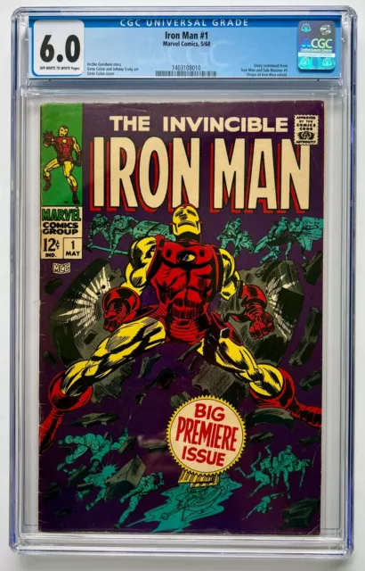 Iron Man #1 (1968) CGC 6.0 ~  First Issue Ongoing Series