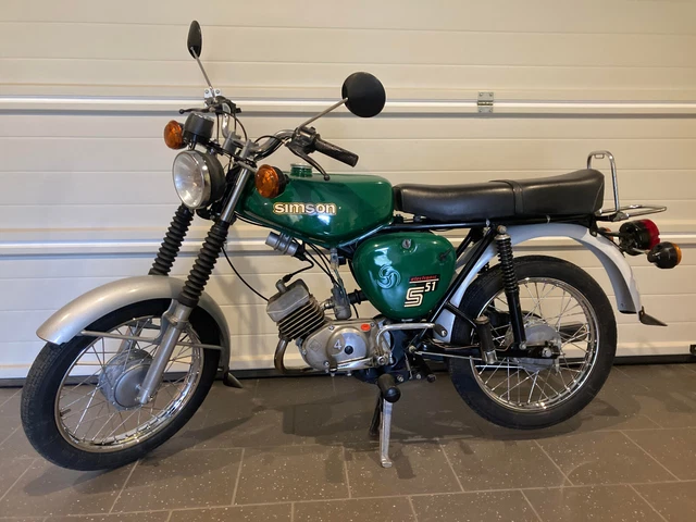 Simson S51 B 2-4 Elektronik Zündung Original DDR Lack Billiard Grün