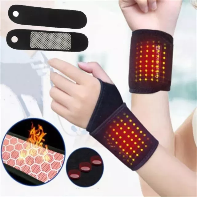 Tourmaline Auto-Réchauffement Support Ceinture Poignet Main Thérapie Magnétique