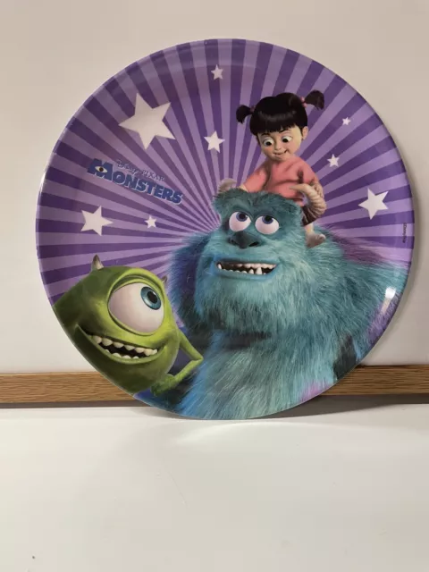 Monsters Inc KIDS MELAMINE DINNER PLATE ZAK DESIGNS