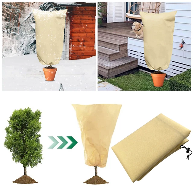 Protector de invierno para plantas fuerte protección contra heladas cubiertas de arbustos para invierno
