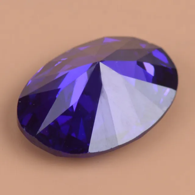 Unheated 23.58ct VVS Purple Sapphire 13X18mm Oval Cut AAAA+ Loose Gemstone