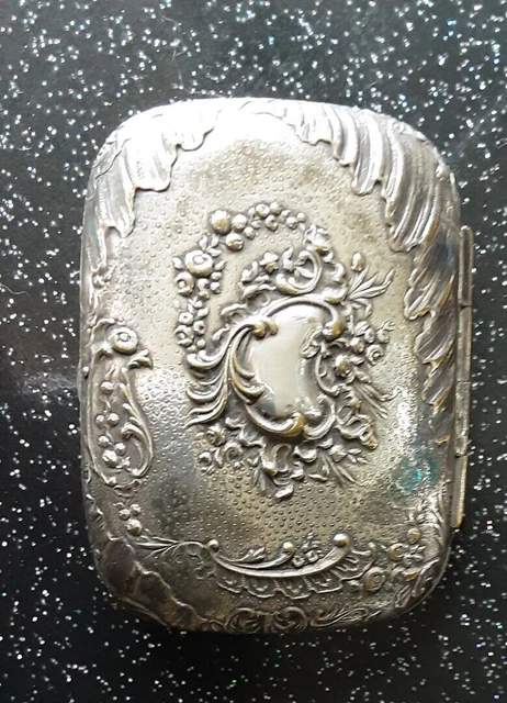 SUPERBE ANCIEN SCEAU CACHET en NACRE et BRONZE ARGENTE tampon vierge