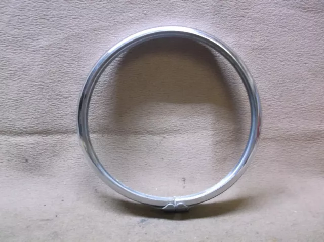 Vintage #4 Chrome Headlight Trim Ring Bezel Ford Gm Chrysler Chevy Olds Pontiac