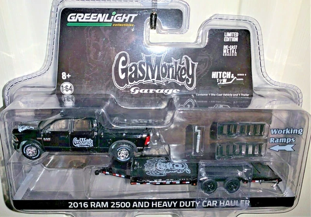 RAM 2500 Heavy Duty Car Hauler ガスモンキー Greenlight - Hitch & Tow Series 8 | Dodge Ram 2500 and Heavy
